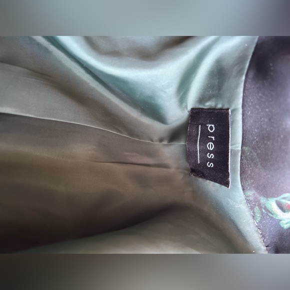 Floral Silky Blazer US M - Picture 6 of 7